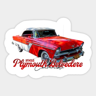 1955 Plymouth Belvedere Convertible Sticker